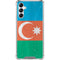 Azerbaijan Flag Distressed Galaxy A15 5G Clear Case